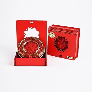 Badiee Super Negin Premium Saffron Threads 2g - Top A+ Grade from Dubai for Paella, Risotto, Tea & Gourmet Dishes