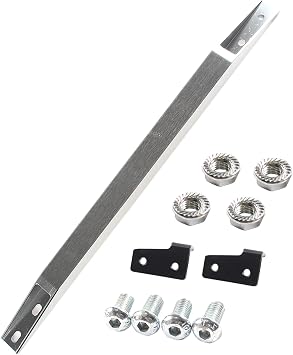Rear Lower Control Arm Subframe Brace Tie Bar kit Compatible with Honda Civic EK 1996 1997 1998 1999 2000