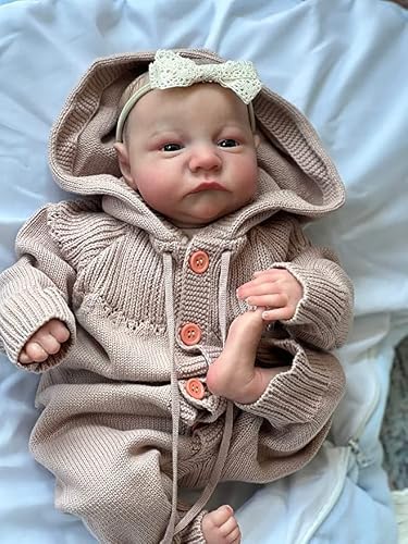 Kawayii Full Body Silicone 50Cm Reborn Toddler Boy Doll Premie Baby Genesis Hand Painted Doll Cute Lifelike Silicone Doll Babies Accessories Gift For Kids (Silicone Body) #TOP5