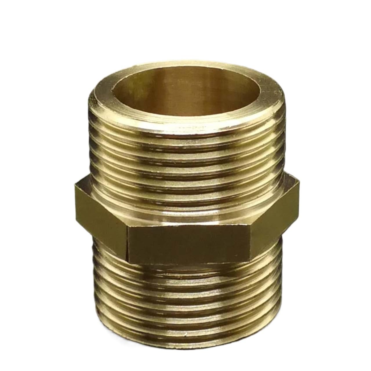 Adaptador rápido de ajuste hexagonal de tubo de latón, conector macho de agua, petróleo y gas de 1/8" 1/4" 3/8" 1/2" 3/4" 1" 1-1/4"(G1-1I4-G 2)