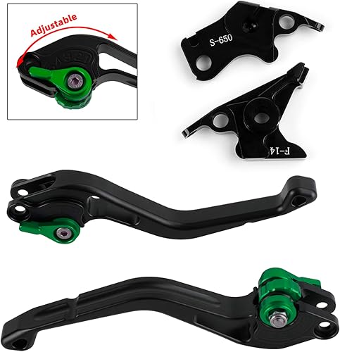 Miniatura 6 de Areyourshop 2 piezas (freno y embrague) para Suzuki DL650/V-STROM 2004-2010, para Suzuki 600/750 KATANA 1998-2006, SV650/S 1999-2010(F-14/S-650)