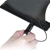 Vista 2 de Aletas ISUP de 9 pulgadas, aleta central de tabla de remo, repuesto de aleta deslizante para tabla de remo inflable, aleta SUP de liberación rápida