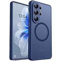 CANSHN Magnetica Cover per Samsung Galaxy S26 Ultra (6.9 Pollici), (Protezione Completa Della Fotocamera) Custodia Traslucida Opaca Protettiva Sottile Antiurto,Blu Profondo