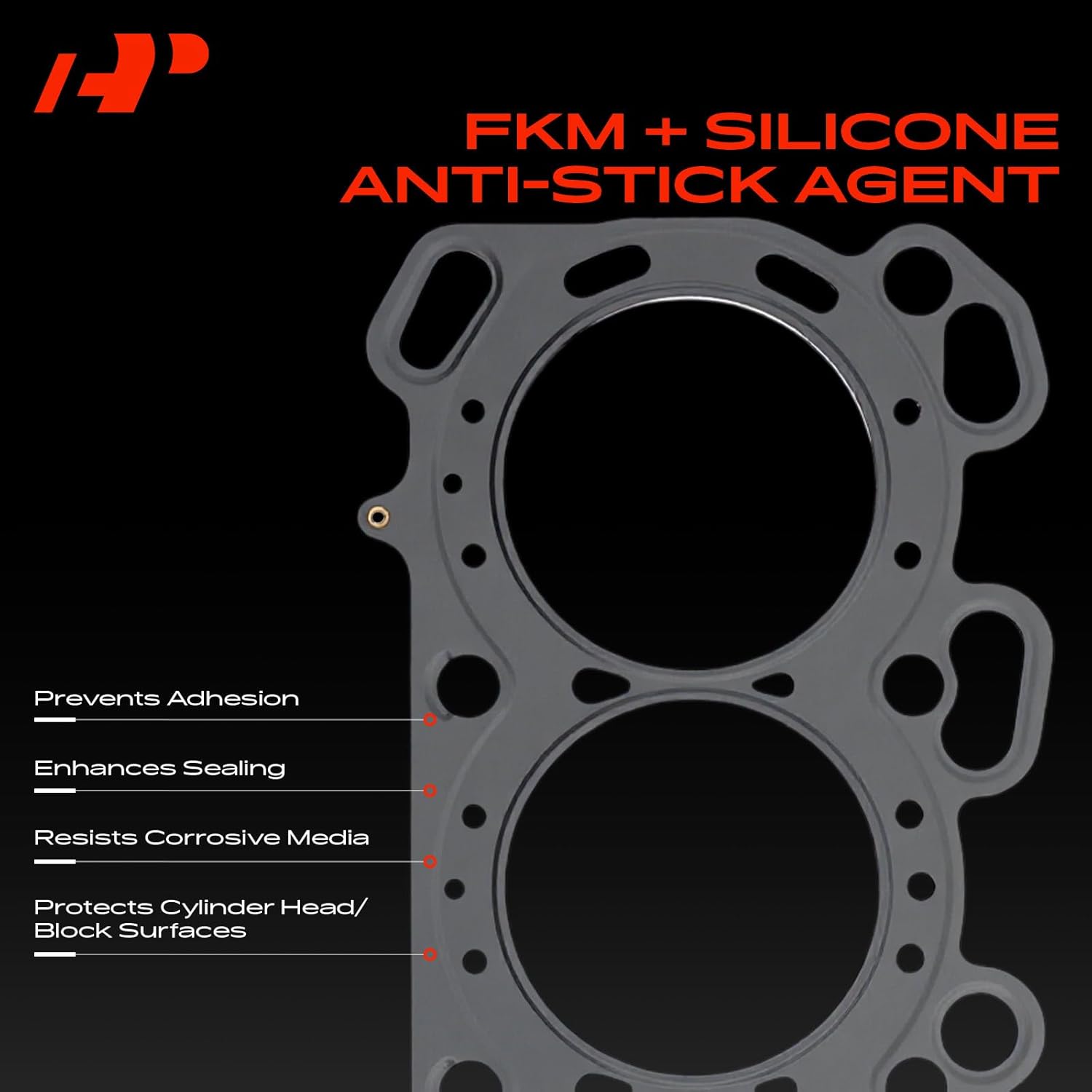 A-Premium V6 Engine Cylinder Head Gasket Compatible with Honda Pilot 2005-2008 3.5L, Odyssey 2005-2010 3.5L, Ridgeline 2006-2008 3.5L & Acura MDX 2003-2006, TL 2004-2008 & Saturn Vue 2004-2007, 2-Pack