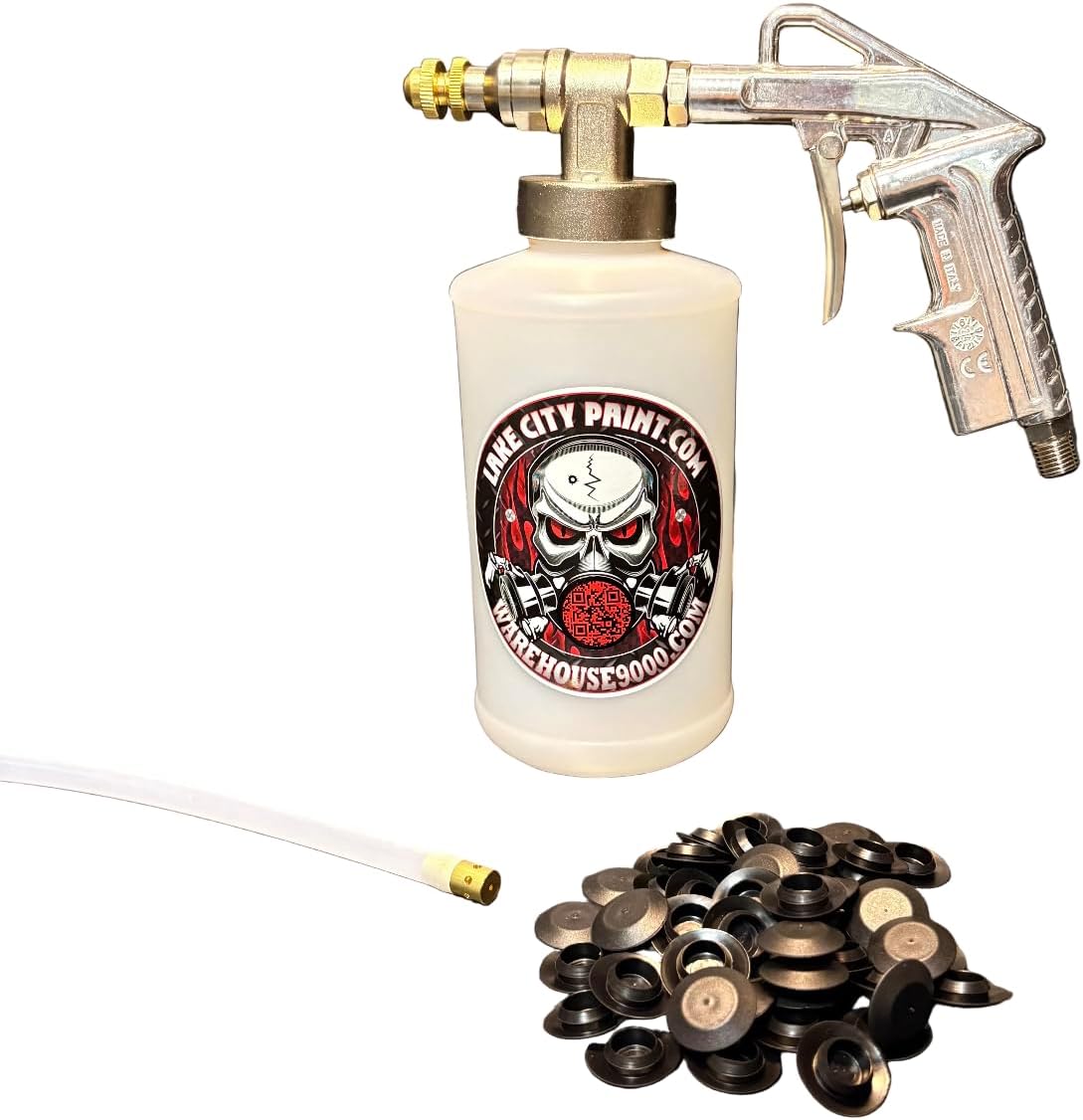 Pro Undercoating Spray Gun - 360* Wand Kit (1 W Quart Bottle)