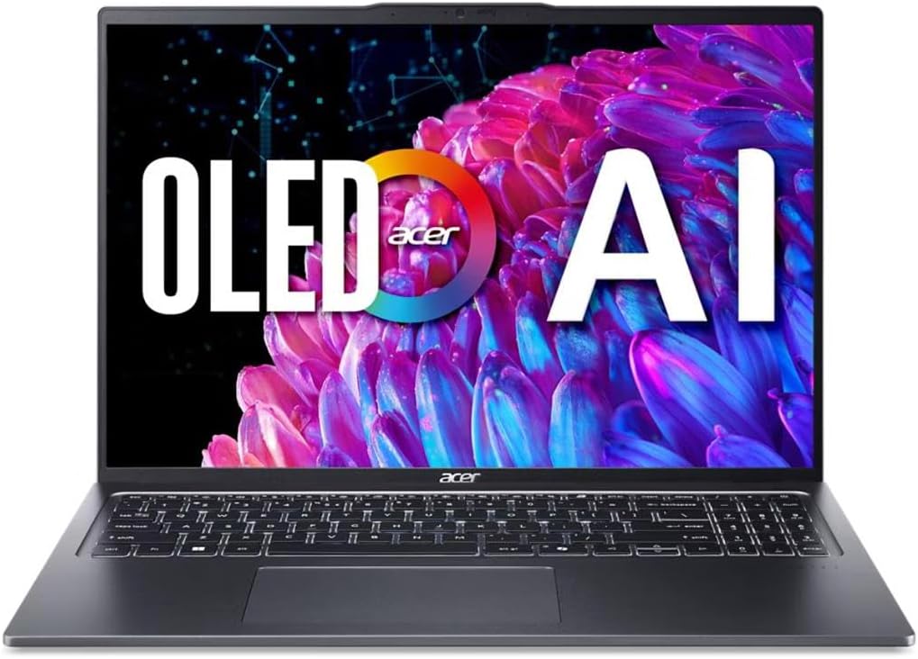 acer Swift Go 16 SFG16-72-5844 Intel Evo AI Ready Laptop, 16" OLED WQXGA+ (3200x2000) Display Intel Core Ultra 5 Processor 125H 512GB SSD Windows 11 Home