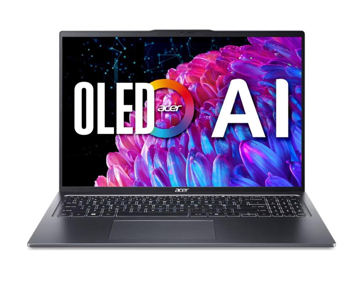 acer Swift Go 16 SFG16-72-5844 Intel Evo AI Ready Laptop, 16" OLED WQXGA+ (3200x2000) Display Intel Core Ultra 5 Processore 125H 512GB SSD Windows 11 Home
