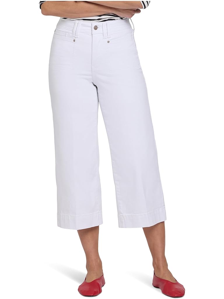 White NYDJ Brigitte Capri