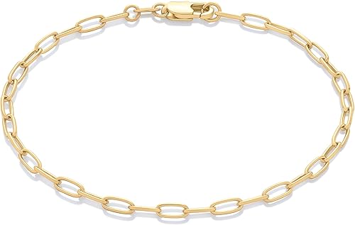 Tienda Essentials 14K Paperclip Chain Bracelet