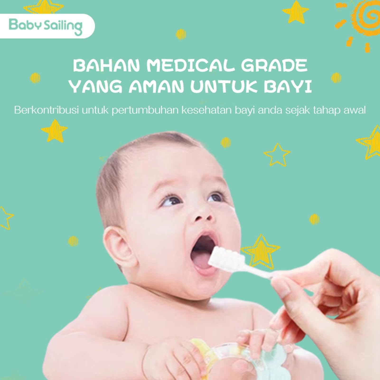 Neonato Garze Dente Spazzolino - Cleaner e Salviette Dentali per Bambini | Manico Carta Tampone, Set Pulizia Lingua, Pacchetto Cura Orale da Viaggio