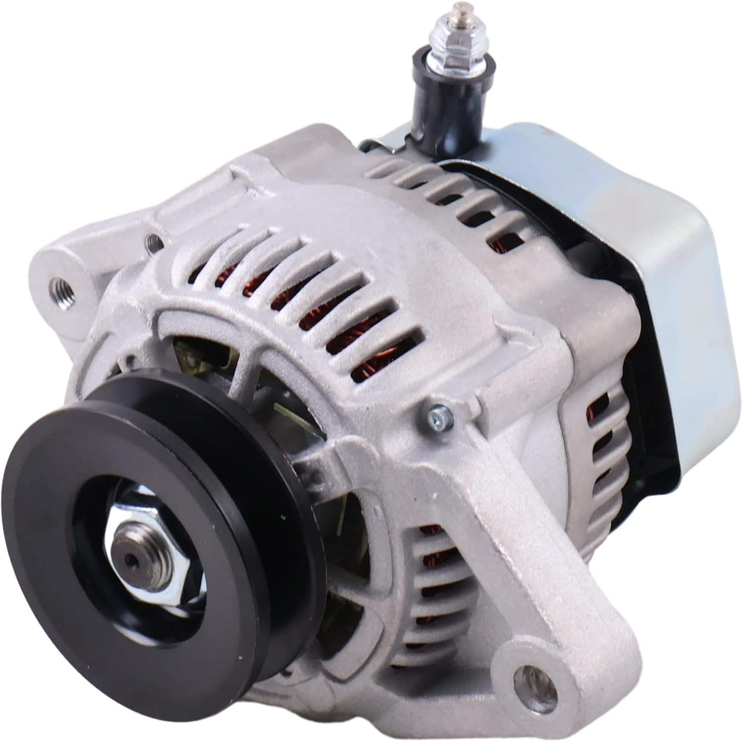 FridayParts Replacement 12V 55A Alternator K7561-61910 Compatible for Kubota Tractor B2650 B3000 B3030 B3350 Utility Vehicle RTV1140 RTV900 Mower ZD1511 F3710 F3990