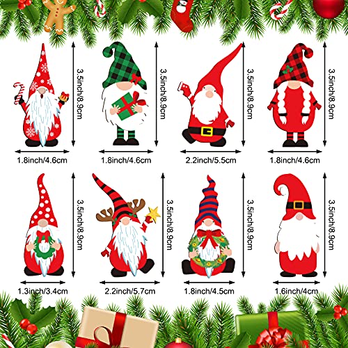 Christmas Santa Gnome Wooden Decorations Santa Claus Wooden Ornaments Wooden Hanging Gnome Elf Scandinavian Gnome Wooden Decorations For Christmas Tree Hanging Decoration (64) #TOP4