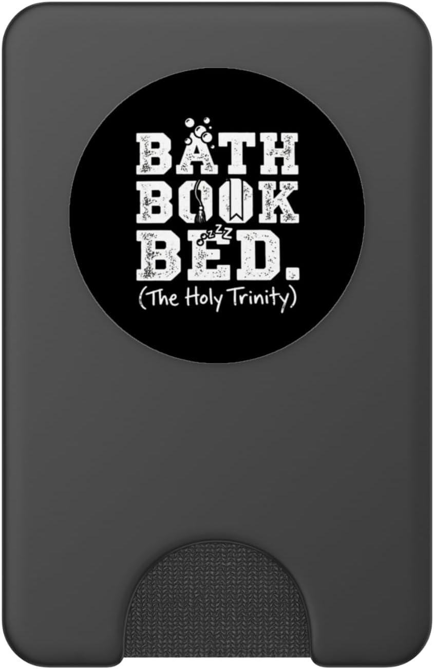 Bath Book Bed Book Lover Self-Care Gifts for Women PopSockets PopWallet for MagSafe image 2