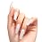 MAYCHAO 15ML Mermaid White Gel Nail Polish 1Pc White Silver Shimmer Gel Polish Soak Off UV LED Nail Polish Nail Art Starter Manicure Salon DIY at Home, 0.5 OZ