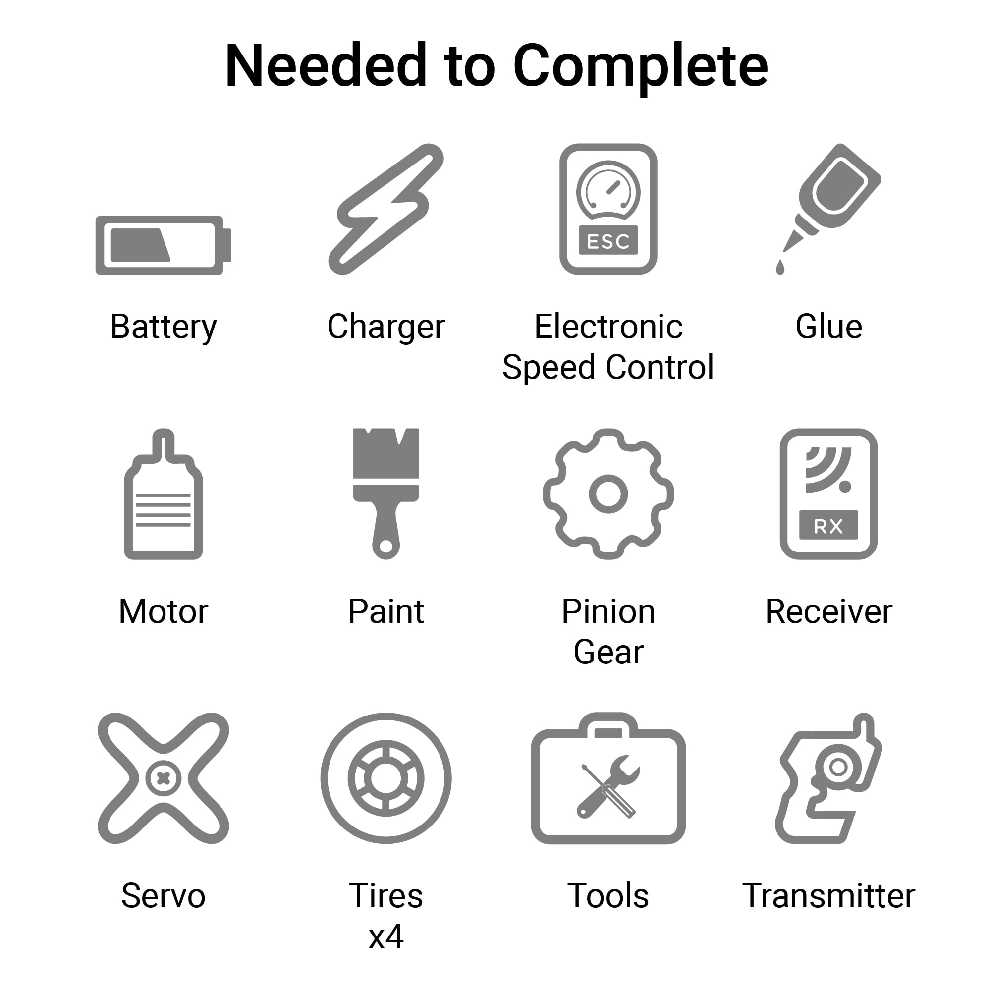 TEAM LOSI RACING 8IGHT-X/E 2.0 Combo Race Kit1/8 4 Wheel Drive Nit/El Buggy TLR04012 CarsGas Kit 1/8 Off-Road