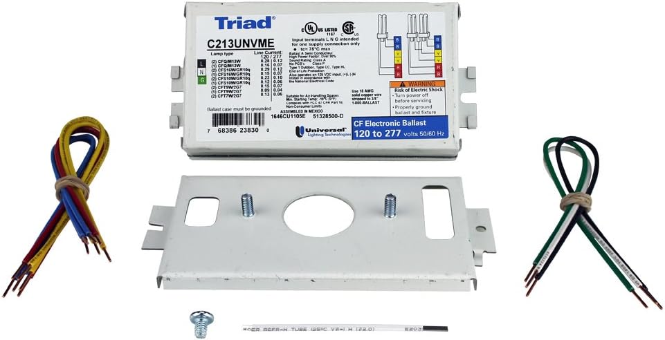 Universal C213UNVME Compact Fluorescent Ballast