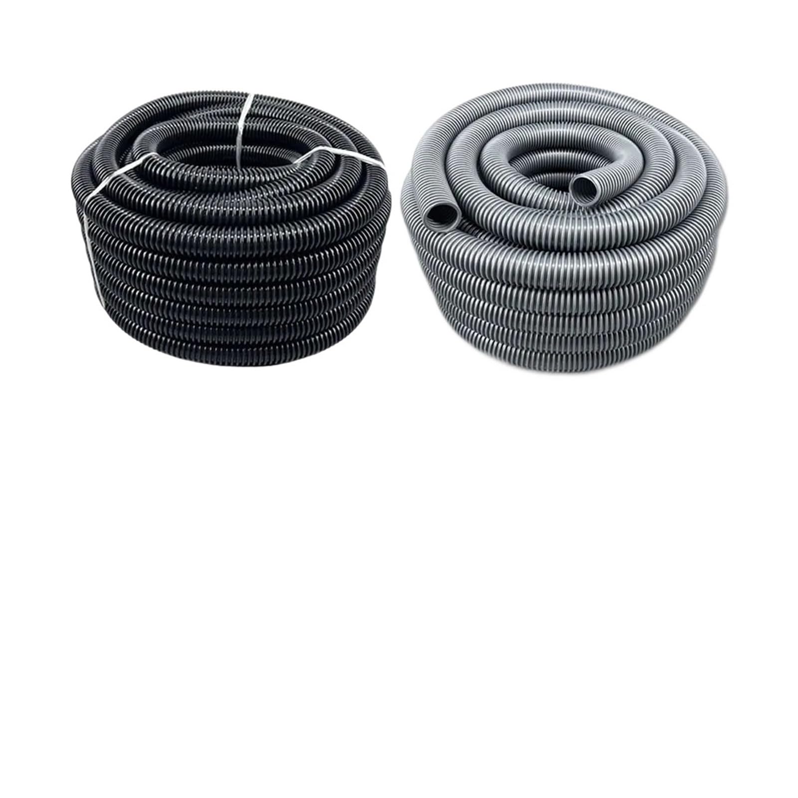 Manguera De Aspiradora De 3 Metros/5 M, Diámetro Interior Universal De 32 Mm, Compatible Con Aspiradora, Manguera Extendida, Manguera Corrugada De EVA Con Rosca Flexible(Grey-5m)