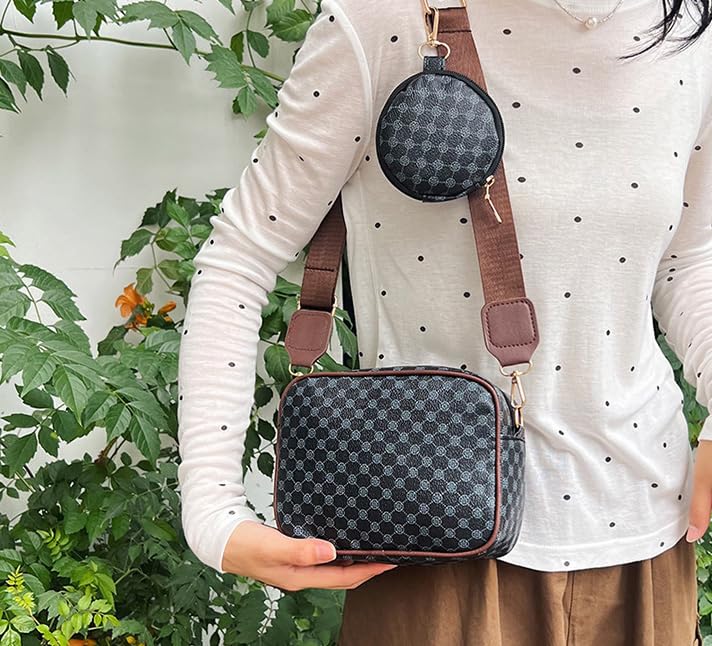 Fashion Retro Printed Waist Bag, Women's Adjustable Simple Shoulder Messenger Bag Suitable for Travel and Work4