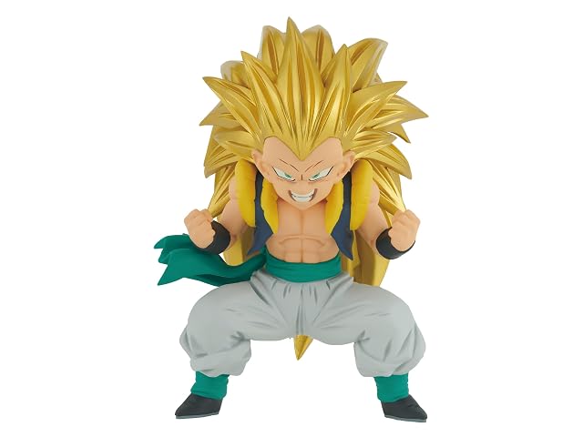 Banpresto BP88696P Figura de Acción Gotenks SS3 Dragon Ball Z, Blood of Saiyans Specialxvi, 9 cm, Multicolor