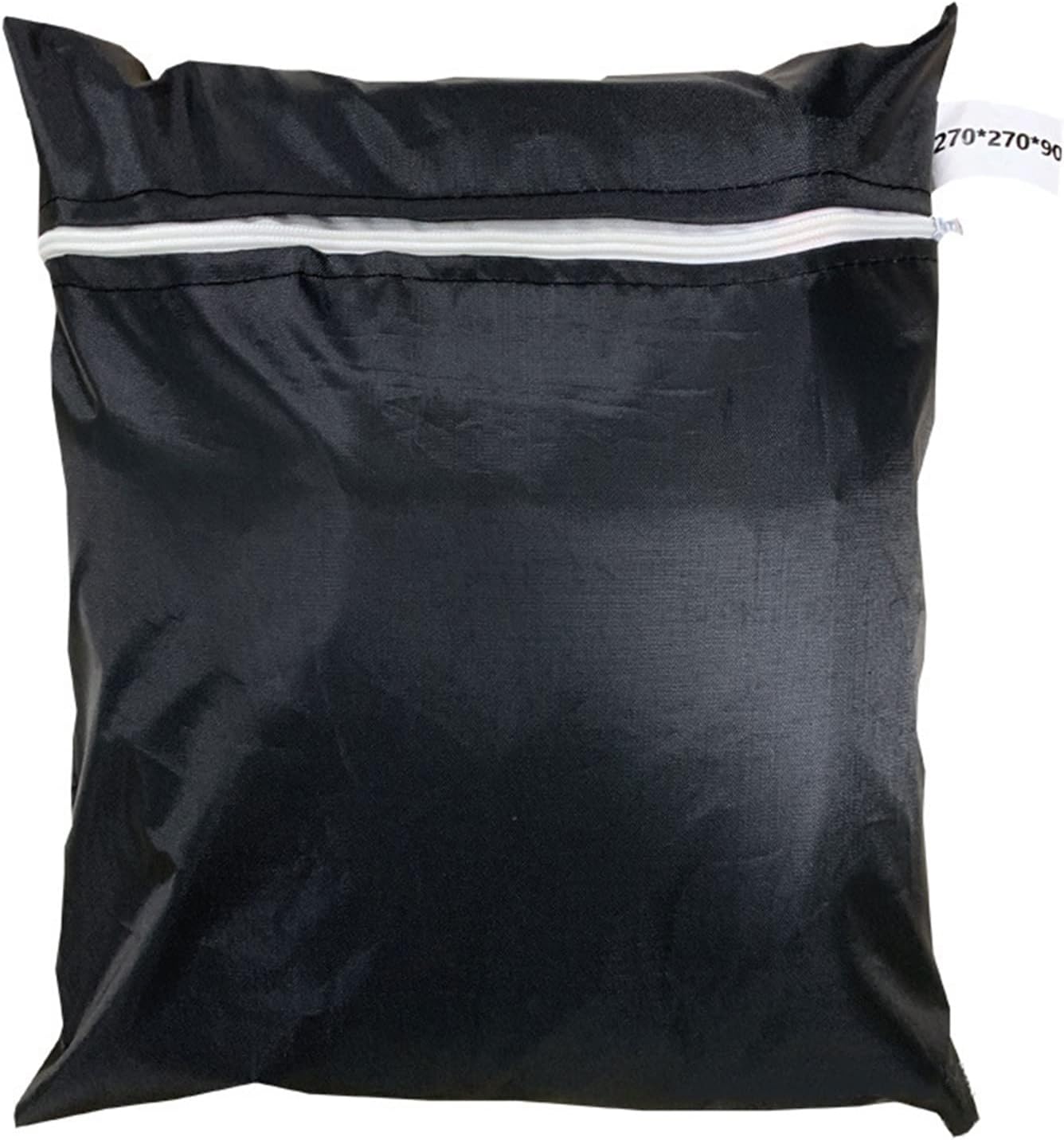 Patio Hanging Egg Chair Cover, 210D Oxford Fabric, Waterproof, Windproof, Anti-UV, Premium Double Egg Chair Cover Patio Hanging Chair, Protective Cover for Swing Cocoo(Size:230x200CM,Color:black-420D)