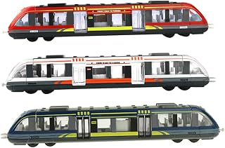 Vaguelly 3pcs Boy Girl Electric Train Toy High-Speed Train Tracks Design for Boys Girls for Toddlers Years Coordination Skills