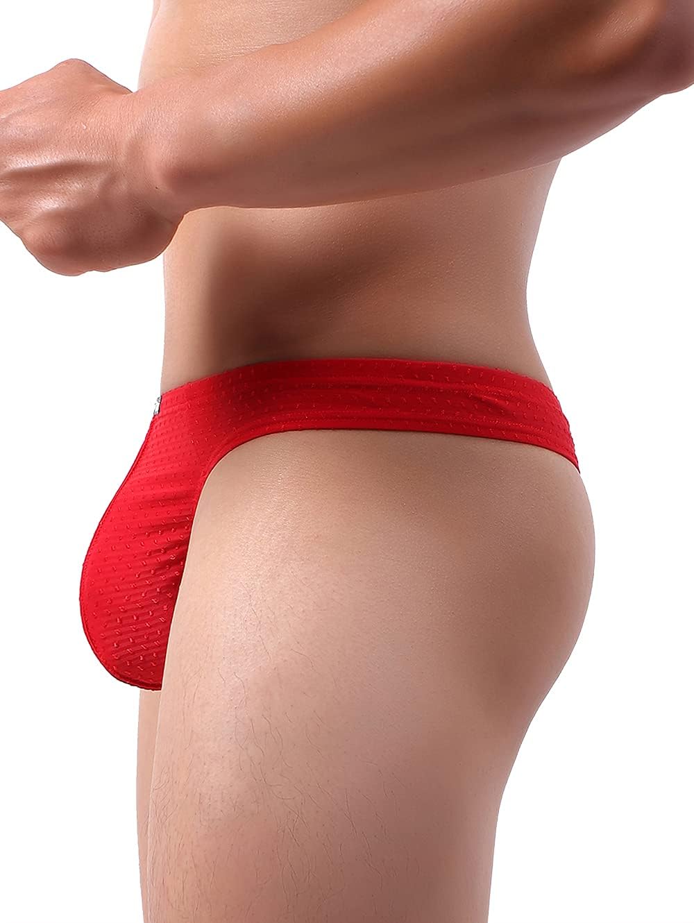 iKingsky Men's Stretch Thong Sexy Low Rise T-back Underwear for Men - Image 4