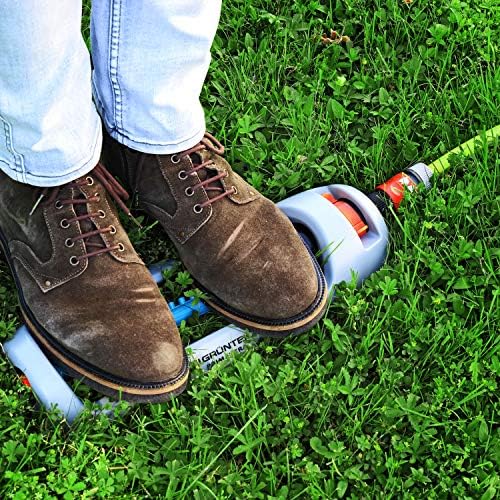 GRÜNTEK Oscillation sprinkler PRIMAVERA up to 336 m² / 3617 ft² Irrigation area, blasting width up to 21 m x 15 m, osillating sprinkler for lawn, plants, garden.