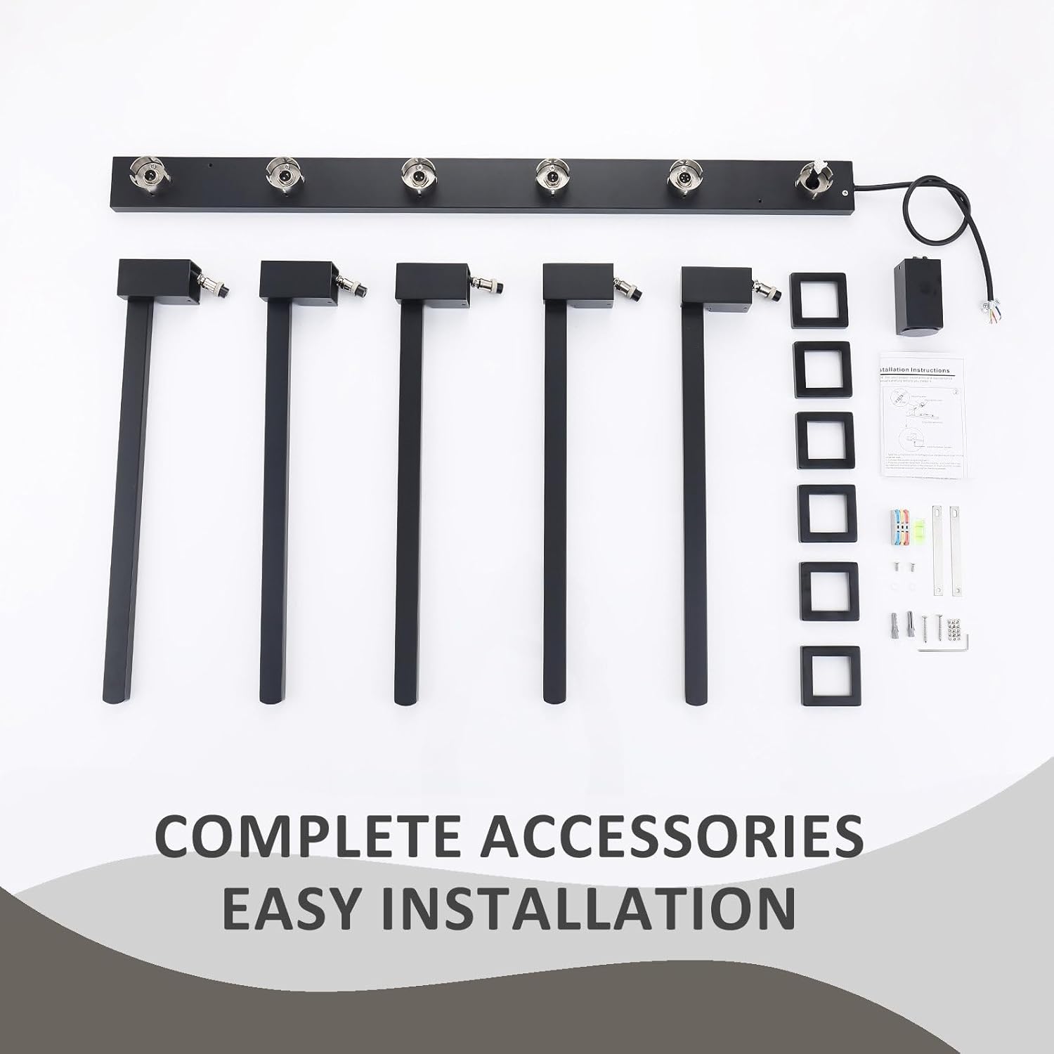 Smart Electric Towel Warmer Rack, Towel Warmer Smart Racks Wall Mounted with WiFi Voice Control, 5-Bar Towel Warmer with Built-in 24H Timer, Adjustable 115-145°F, 180° Rotatable, 93W