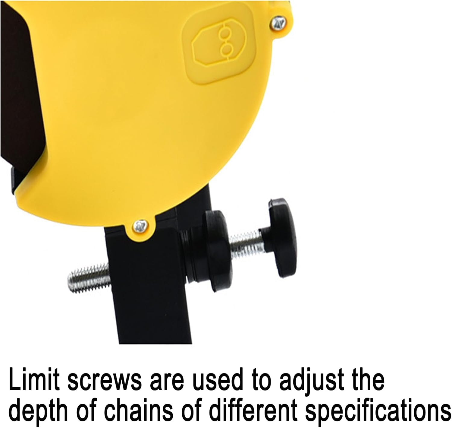 Electric Chainsaw Sharpener Grinder.35° Adjustable Grind Angle,10 Grinding Discs Included,Depth Adjustable for Precise Sharpening,Compact Bench Grinder