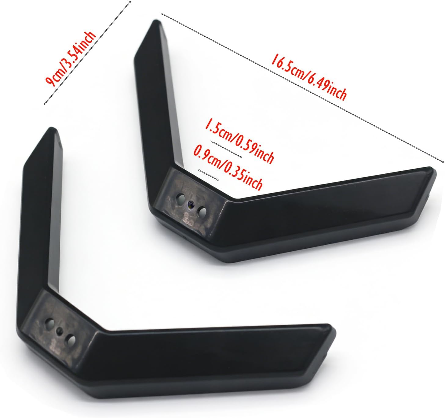 Universal TV Stand Legs Base for 24-32 Inch TVs - 2 Pack Tabletop Mount Feet with Screws for Easy Installation,Replacement TV Holder Brackets(Check Holes Fit)