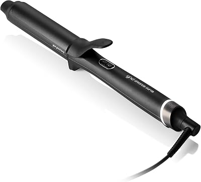 ghd Chronos Curve Grand Professional Curling Iron, 1.25 Inch Barrel, Big Voluminous Curls, Frizz-Free, No Heat Damage - Black