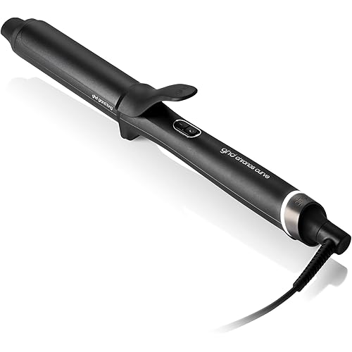 ghd Chronos Curve Grand Professional Curling Iron, 1.25 Inch Barrel, Big Voluminous Curls, Frizz-Free, No Heat Damage, Black