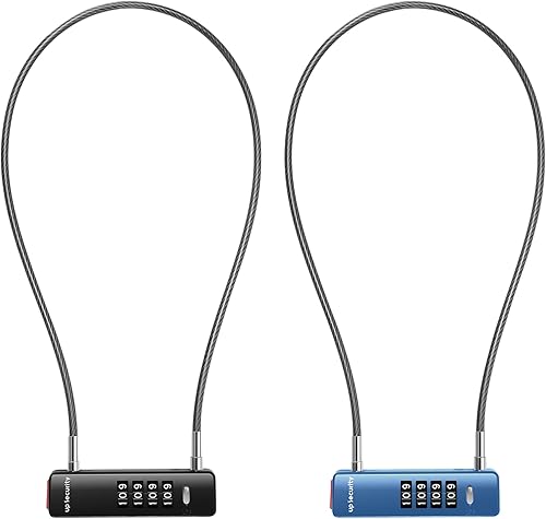 Cerradura combinada para bicicleta, cerradura de combinación de 4 dígitos para puerta de valla al aire libre, caja fuerte para equipaje, scooter,