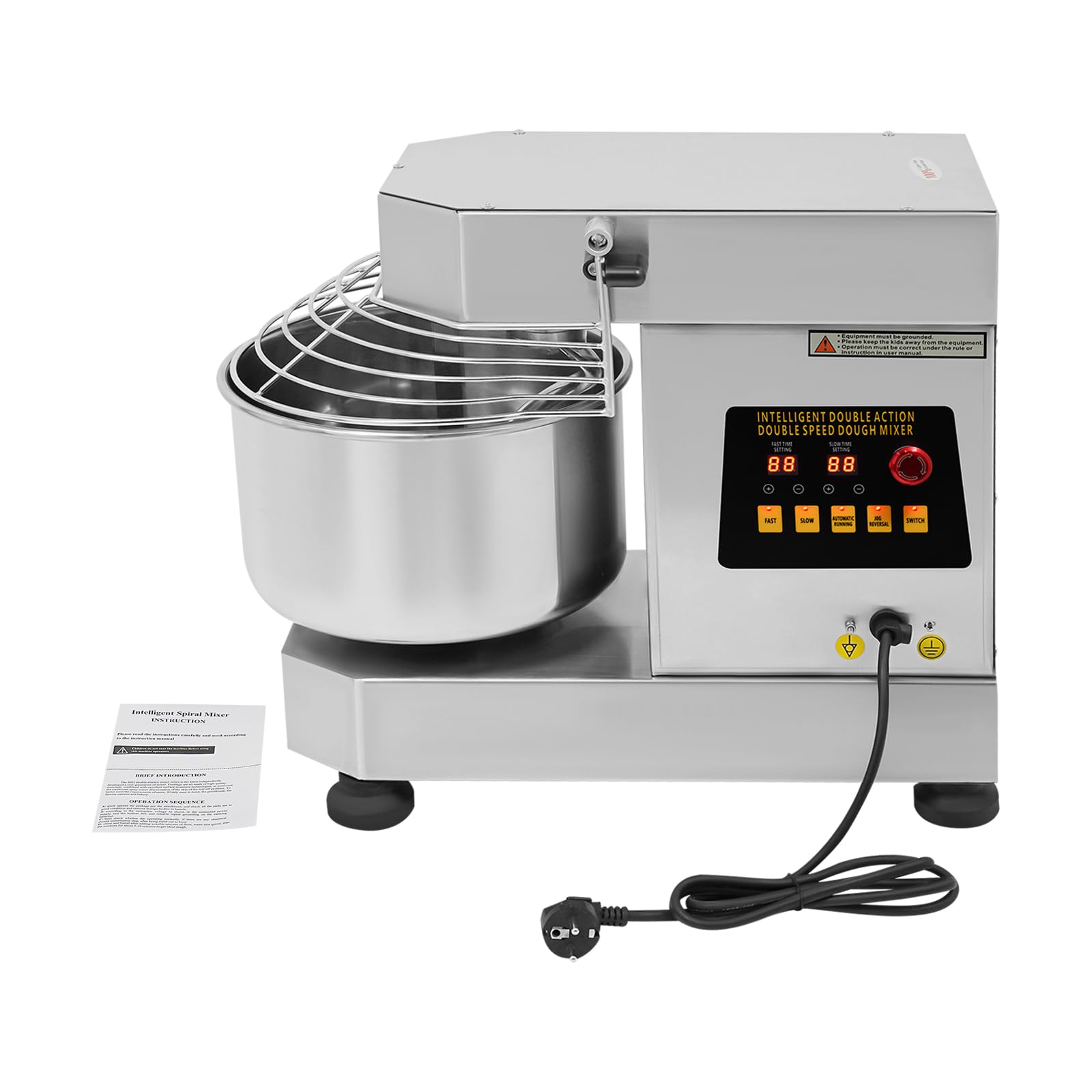 Impastatrice 10L 750W 1-5kg per pasticceria e gastronomia