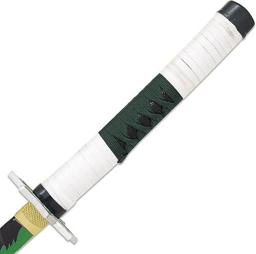 Vista 61 de Espada katana de anime para cosplay, espada Demon Slayer de metal real, acero inoxidable, Rengoku/Tanjiro/Zenitsu/Inosuke Knights, versión exquisita