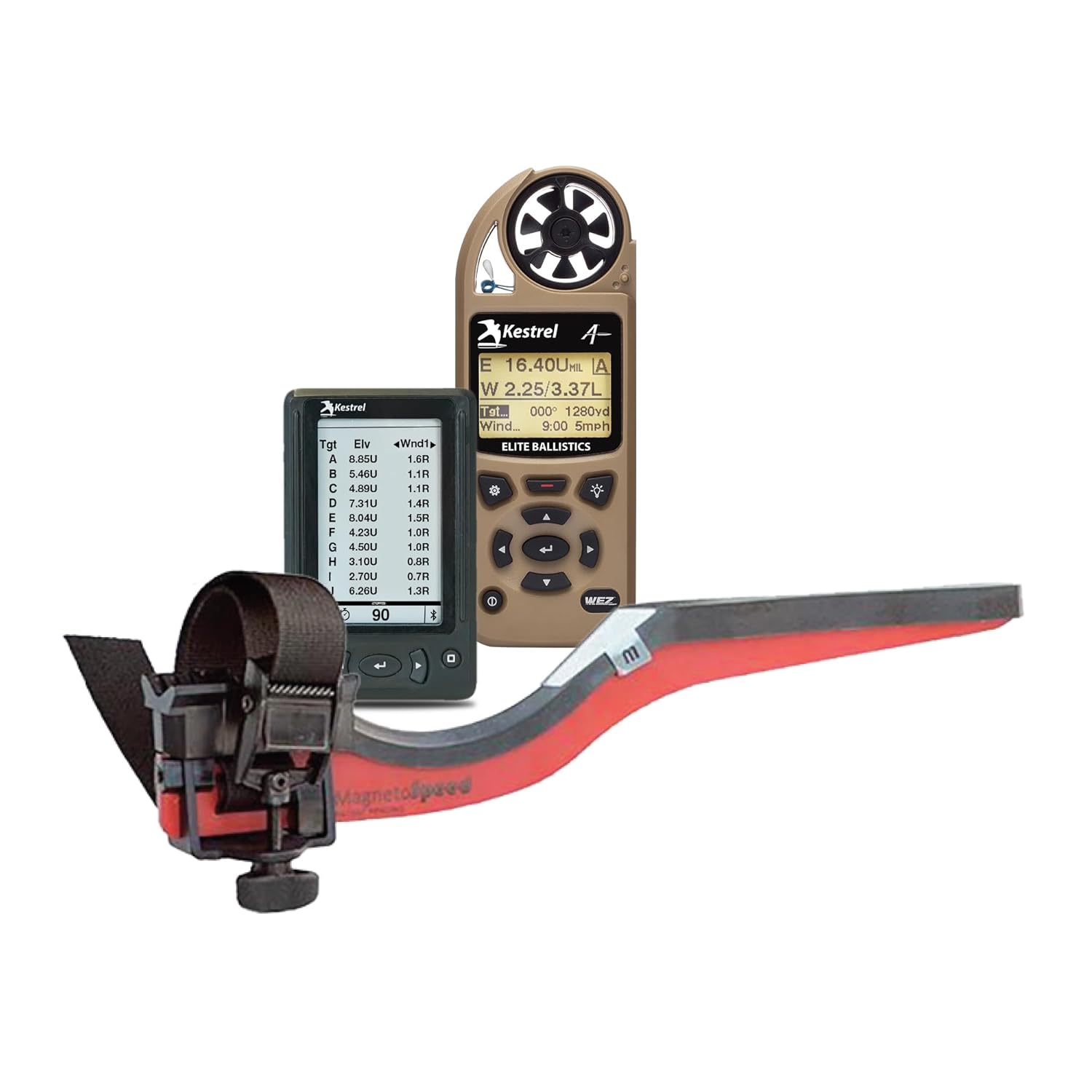 ELR Pack: Kestrel 5700X with WEZ Flat Dark Earth + HUD + MagnetoSpeed V3 Ballistic Chronograph