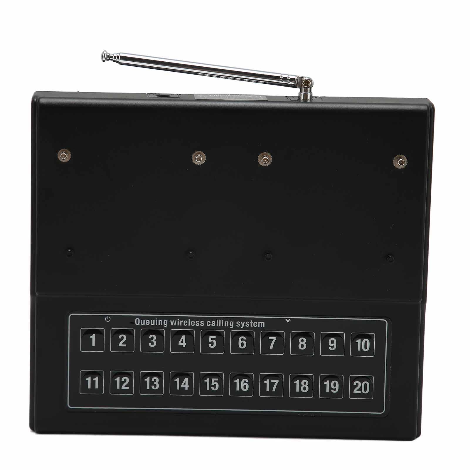 GOWENIC Calling System 1 Host Controls 20 Pager, Multifunctional, Professional Processing Chip for Restaurants (US Plug 110V)