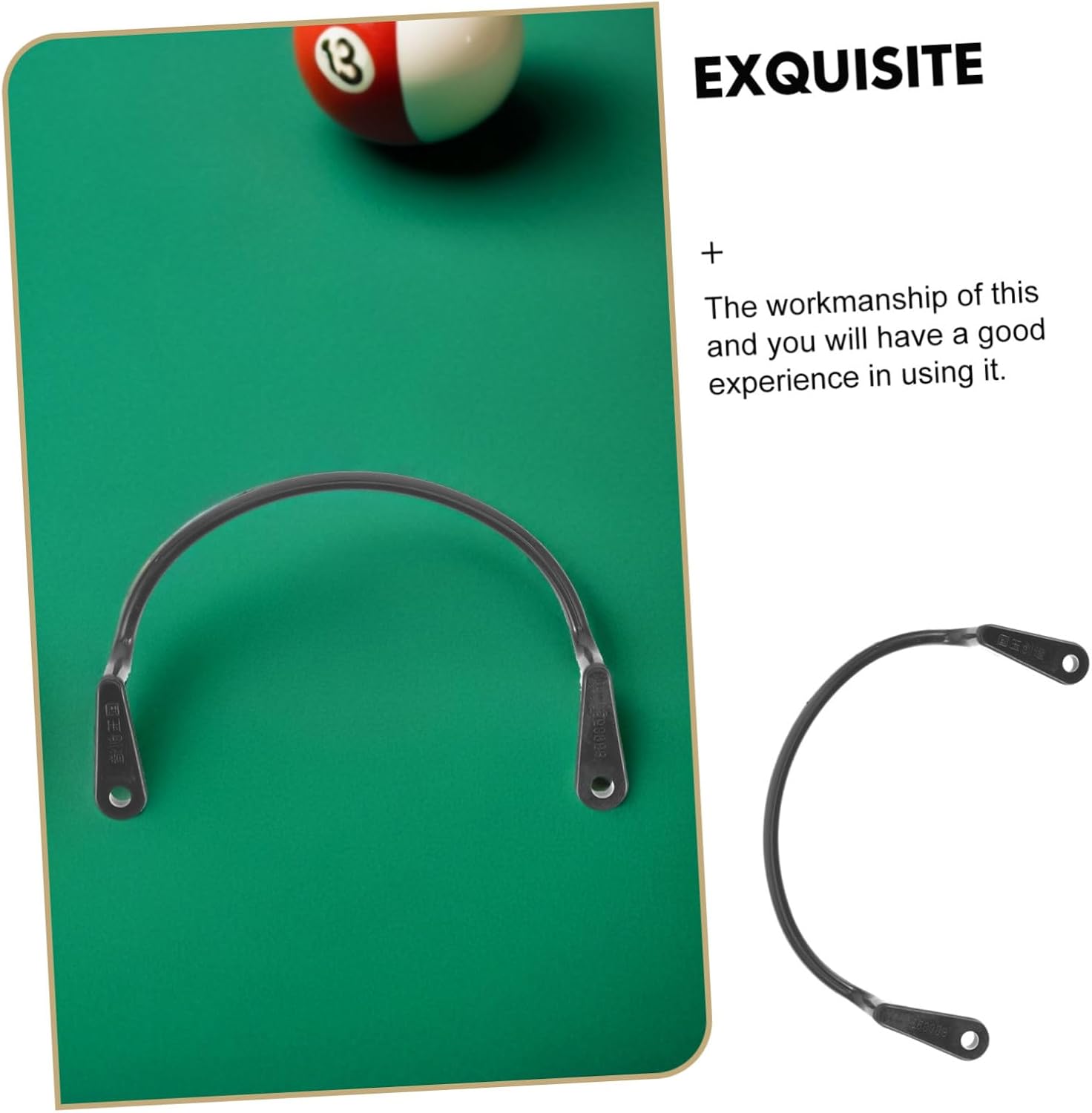 2 Sets Universal Aluminum Alloy Pool Table Pocket Hangers with Enhanced Stability and Quick Installation, Replacement Billiard Table Accessories for Indoor Game Room Use