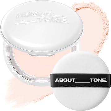 TONE Oil Cutting Powder Pact 0.8oz - Extreme Sebum Control Press Powder Compact with Mirror and Puff No Drying Oil Cut Ultra Fine Texture Face Make Finish Setting Hold Long Lasting Vegan