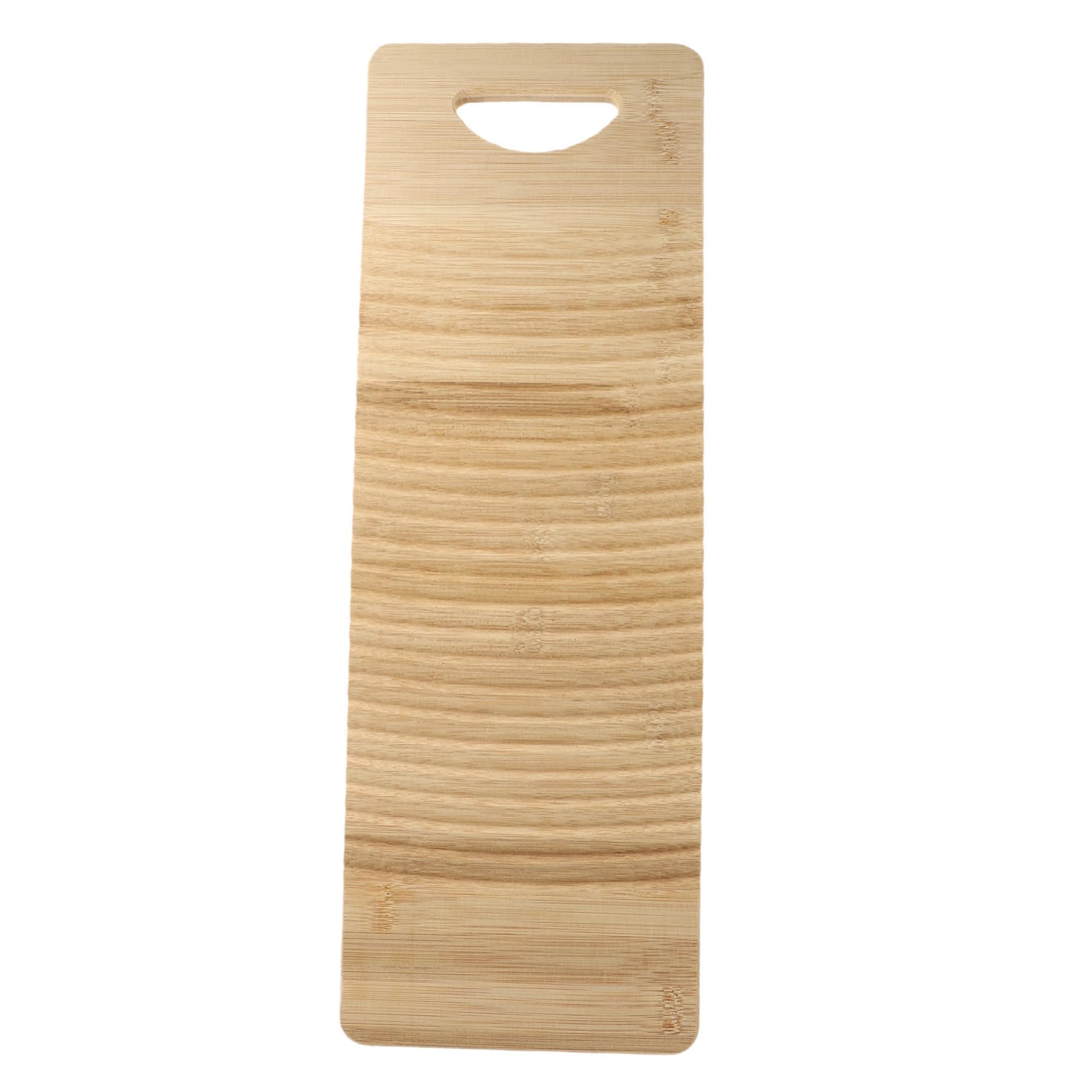 Planche à laver en bambou naturel 50x17 cm outil portable lavage main