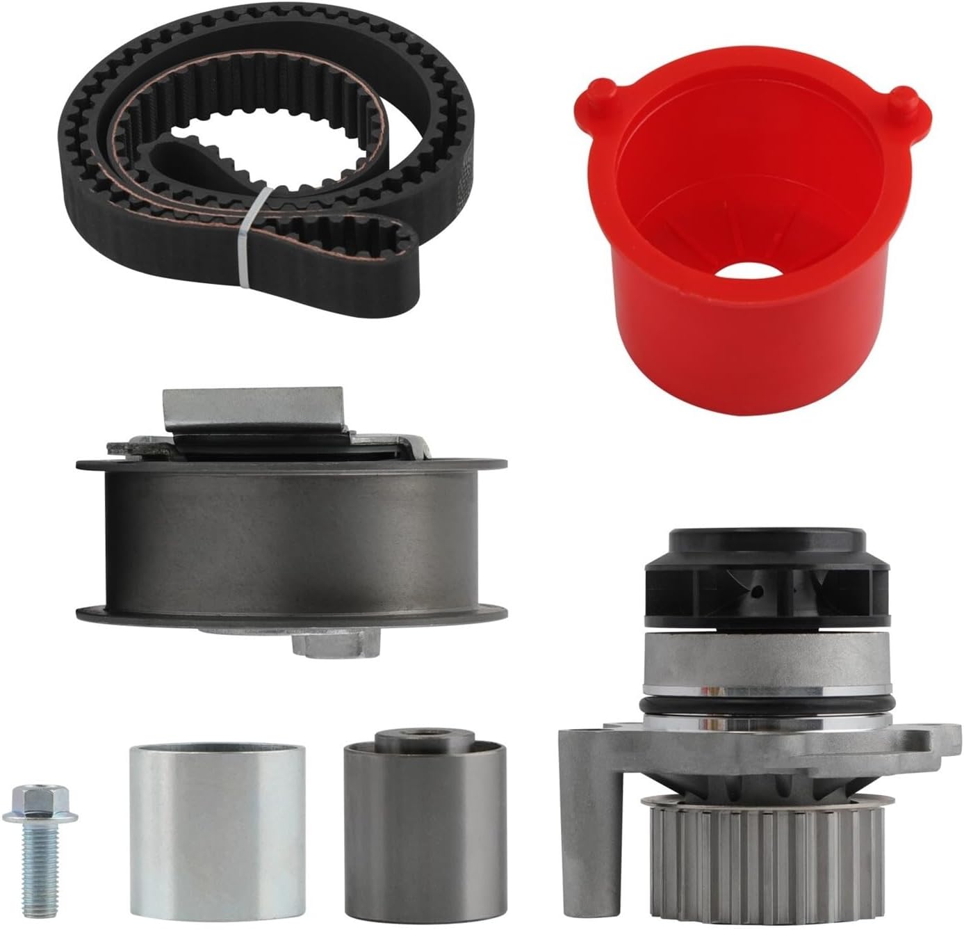 Car Timing Belt Kit With Water Pump For 2.0T BPY BWT CDMA Engine 2005-2014 Series Transmission And Cooling System