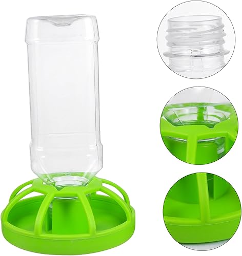 Miniatura 4 de Alimentador de agua de 3 piezas Herramienta de bebida de agua Tazón de alimentación Tazón de alimentación Alimentador de mascotas Comedero de