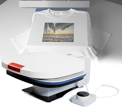 Auto Heat Press Machine Smart T-Shirt Press with Knob Control & Fast Mica Heating Plate