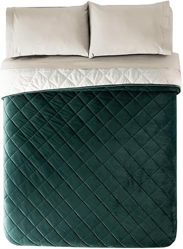 Miniatura 2 de Vianney Voga Emerald - Edredón tamaño Queen de tela de alta calidad