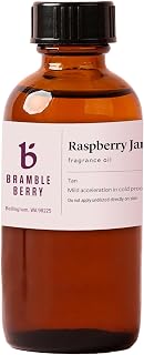 Bramble Berry Raspberry Jam Cooked Fruit & Sugar Scent for Soap Making, Candles, Lotion, Bath Bombs & Perfume | Skin Safe, Vegan, Paraben & Phthalate Free, DIY Craft Essential