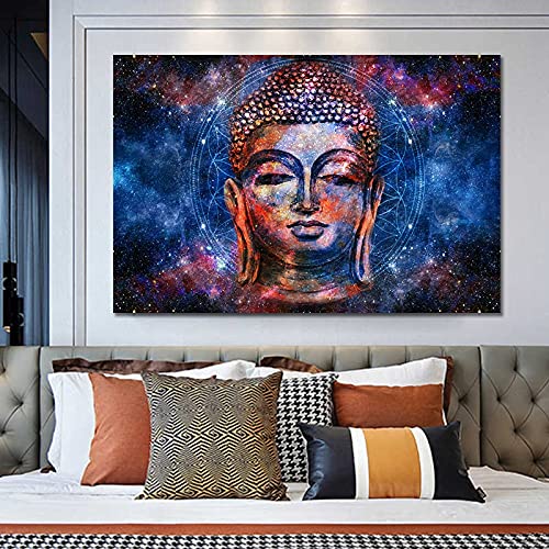 Broderie diamant Bouddha 5D dot cristal strass brillant pour toile salon