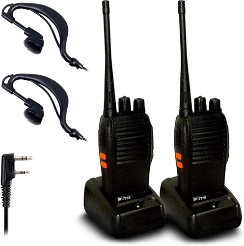 Kit 2 Rádio Walkie Talkie Comunicador 16 Canais 12km - Longa Distância, Comunicação Eficiente