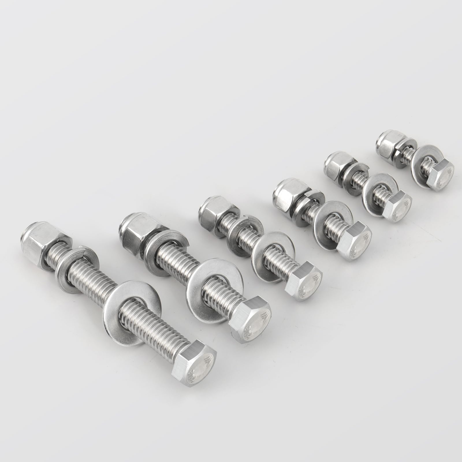 Stainless Steel Hex Bolts & Nuts Kit -4