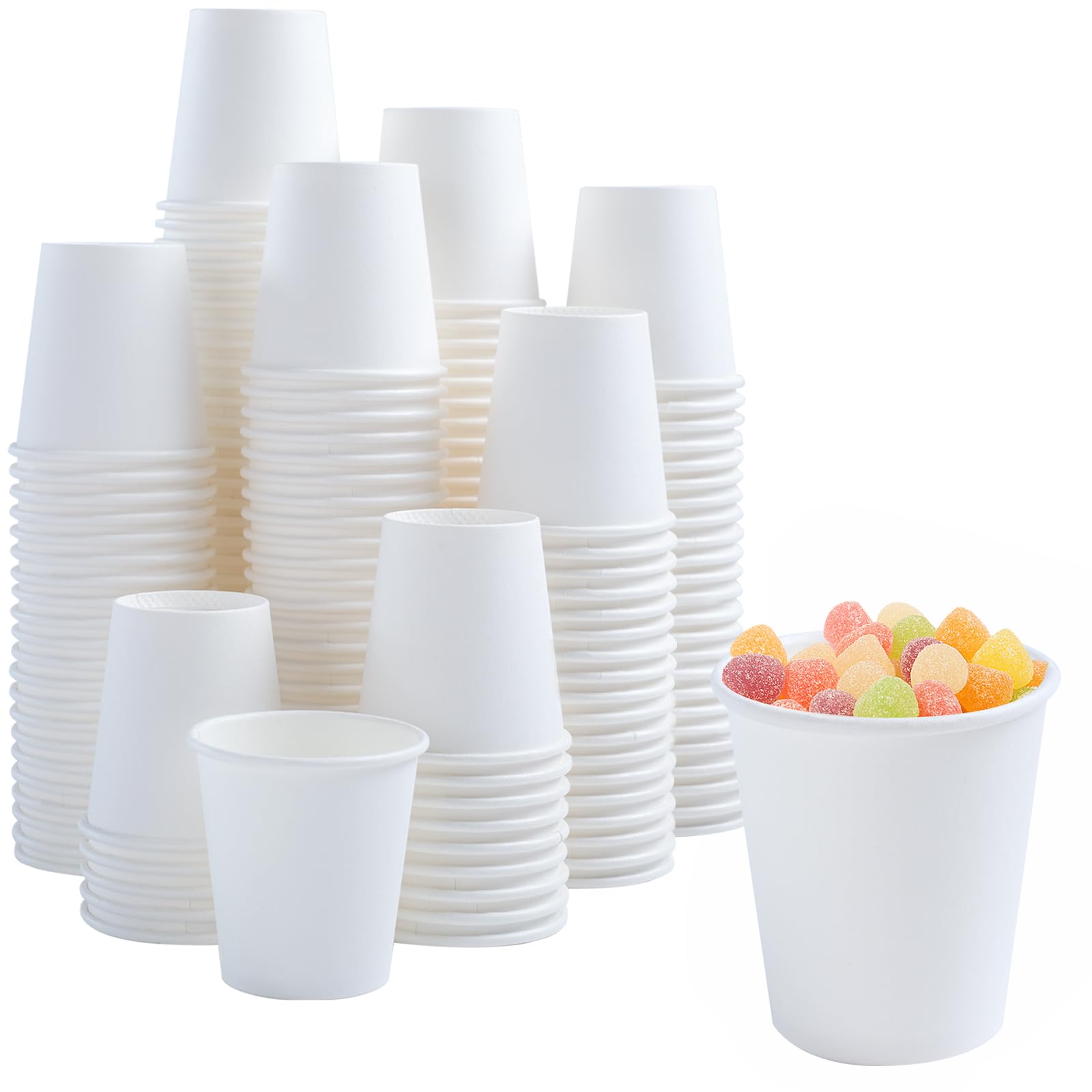 Lamosi 300 Pack Paper Cups 8 oz, Disposable Coffee Cups, Paper Coffee Cups — Amazon image 10