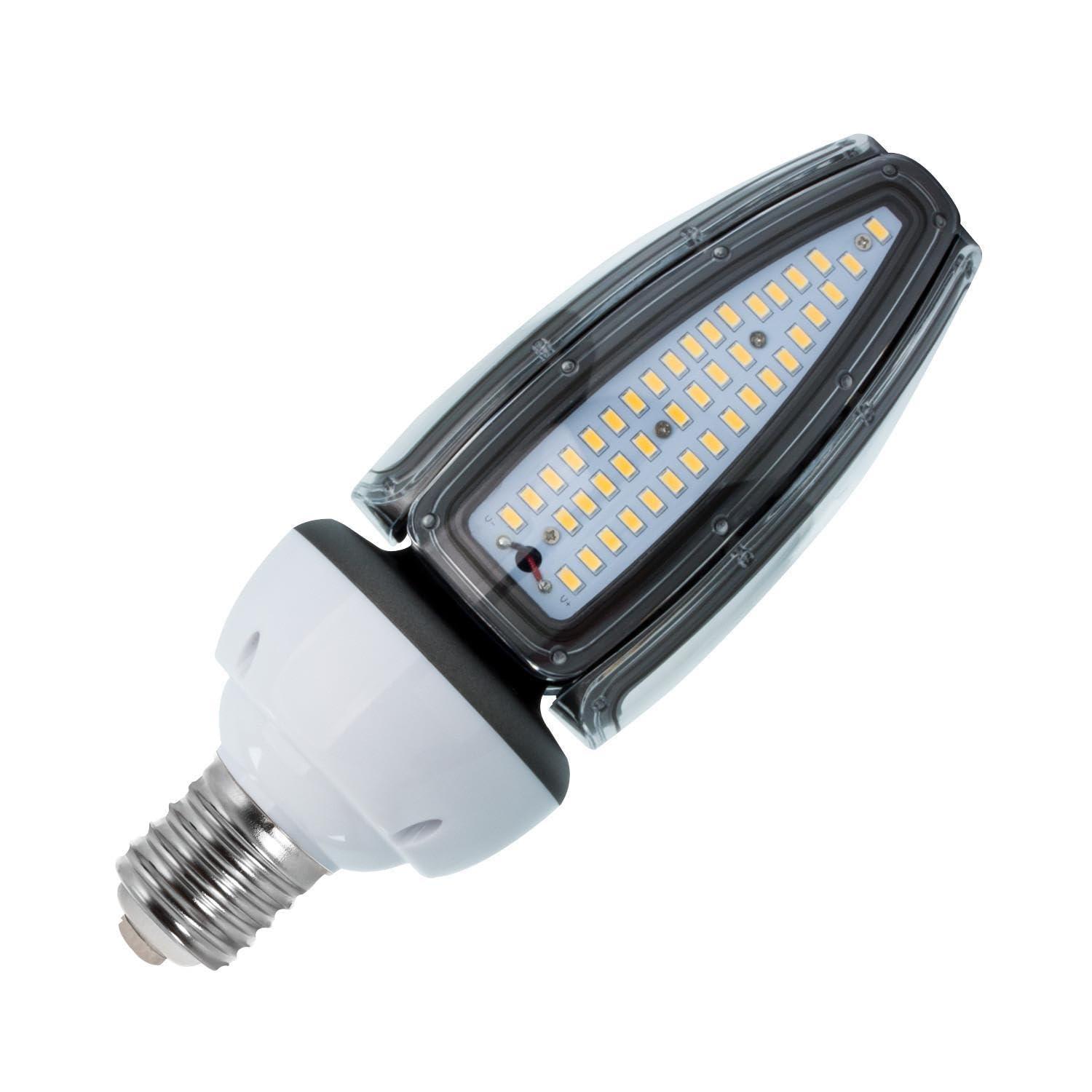 LEDKIA LIGHTING Bombilla LED E40 50W Alumbrado Público Corn IP65 2700K Blanco Cálido E40
